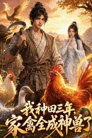 《我种田三年，家禽全成神兽了（70集）动漫（百度网盘）》短剧封面
