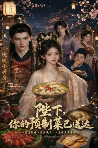 《陛下，你的预制菜已送达（51集）（夸克网盘）》短剧封面