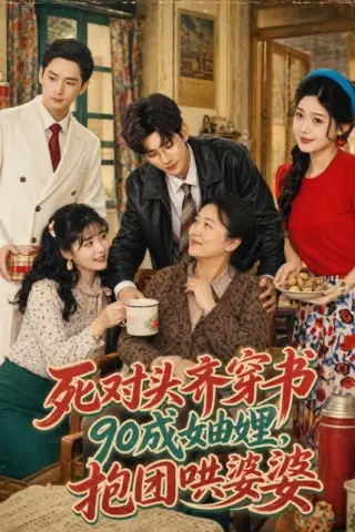 《死对头齐穿书90成妯娌，抱团哄婆婆（80集）宗梦馨＆姜雨岑（百度网盘）》短剧封面