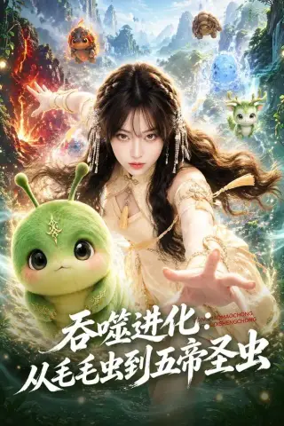 《吞噬进化：从毛毛虫到五帝圣虫（75集）AI短剧（夸克网盘）》短剧封面