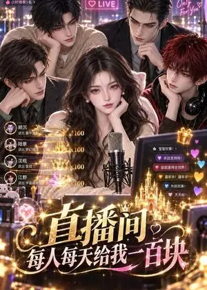 《直播间每人每天给我一百块（109集）（夸克网盘）》短剧封面