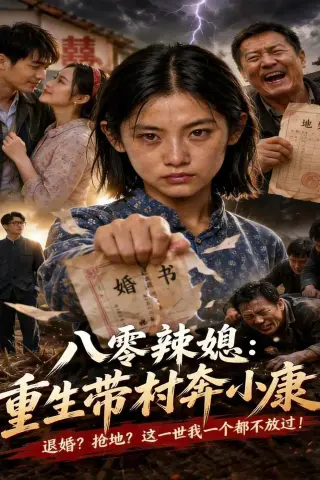 《八零辣媳：重生带村奔小康（43集）AI短剧（夸克网盘）》短剧封面