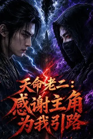 《天命老二：感谢主角为我引路（60集）AI短剧 (2026)》短剧封面