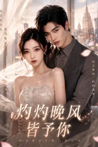 《灼灼晚风皆予你（50集）AI短剧 (2026)》短剧封面