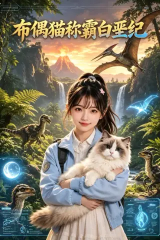 《布偶猫称霸白垩纪（31集）（夸克网盘）》短剧封面