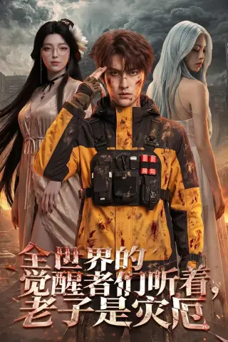 《全世界的觉醒者们听着，老子是灾厄（92集）Ai短剧（夸克网盘）》短剧封面