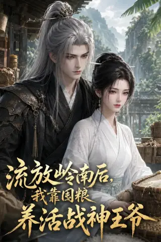 《流放岭南后，我靠国粮养活战神王爷（64集）（夸克网盘）》短剧封面