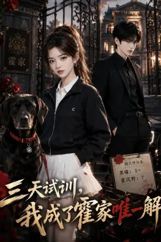 《三天试训，我成了霍家唯一解（46集）AI短剧（夸克网盘）》短剧封面
