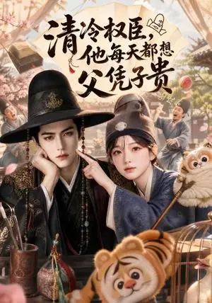 《清冷权臣，他每天都想父凭子贵（48集）（夸克网盘）》短剧封面