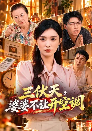 《三伏天，婆婆不让开空调（60集）蔡钰伦&虞彤彤（夸克网盘）》短剧封面