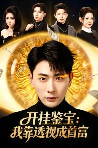 《开挂鉴宝：我靠透视成首富（80集）宣嘉橙&王锤锤（百度网盘）》短剧封面