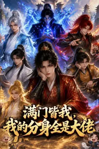 《满门皆我，我的分身全是大佬（107集）（夸克网盘）》短剧封面
