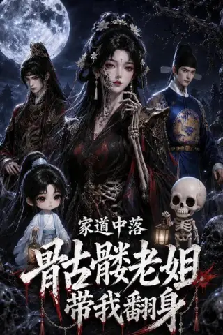 《家道中落，骷髅老姐带我翻身（99集）（夸克网盘）》短剧封面