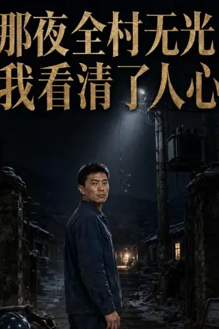 《那夜全村无光，我看清了人心（49集）AI短剧（夸克网盘）》短剧封面