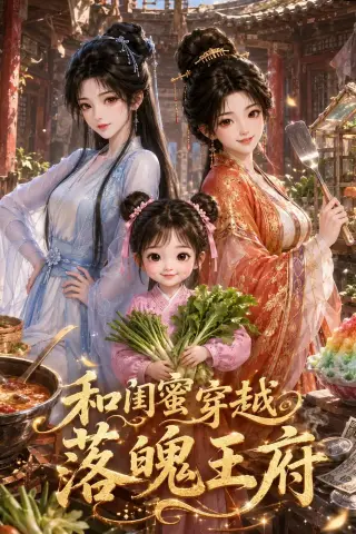 《和闺蜜穿越落魄王府（46集）（夸克网盘）》短剧封面