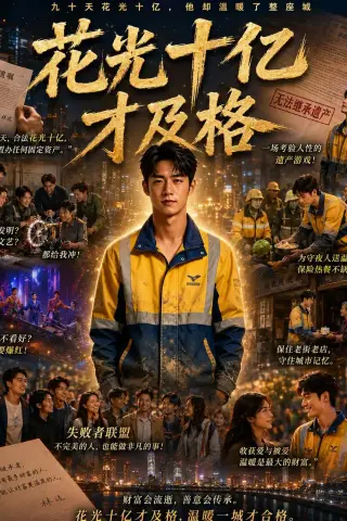 《花光十亿才及格（58集）AI短剧（夸克网盘）》短剧封面