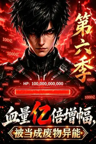 《血量亿倍增幅，被当成废物异能第六季（100集）（夸克网盘）》短剧封面