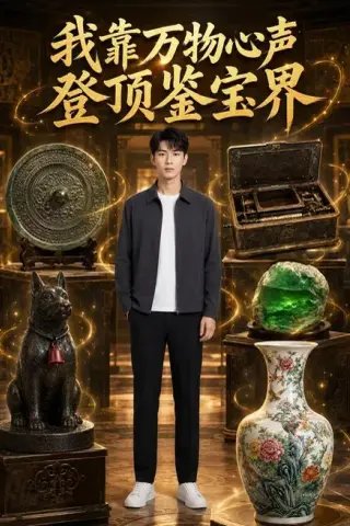 《我靠万物心声登顶鉴宝界（37集）AI短剧（夸克网盘）》短剧封面