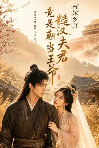 《替嫁乡野，糙汉夫君竟是朝当王爷（66集）（夸克网盘）》短剧封面