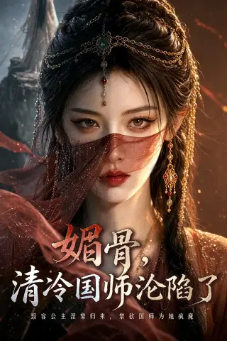 《媚骨，清冷国师沦陷了（40集）（夸克网盘）》短剧封面