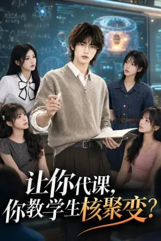 《让你代课，你教学生核聚变？（71集）（夸克网盘）》短剧封面