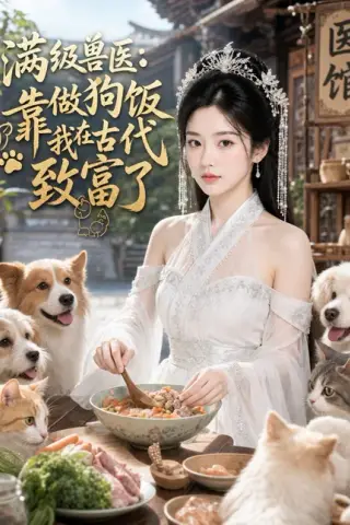 《满级兽医：靠做狗饭我在古代致富了（34集）（夸克网盘）》短剧封面