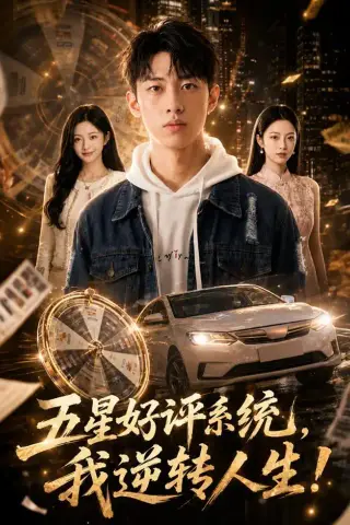 《五星好评系统，我逆转人生！（91集）AI短剧（夸克网盘）》短剧封面