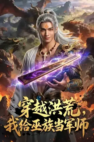 《穿越洪荒：我给巫族当军师（165集）（夸克网盘）》短剧封面