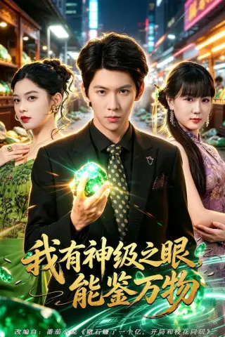 《我有神级之眼，能鉴万物（80集）龙钇辰＆夏瞳（夸克网盘）》短剧封面