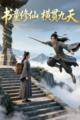 《书童修仙，横贯九天（19集）Ai短剧（夸克网盘）》短剧封面