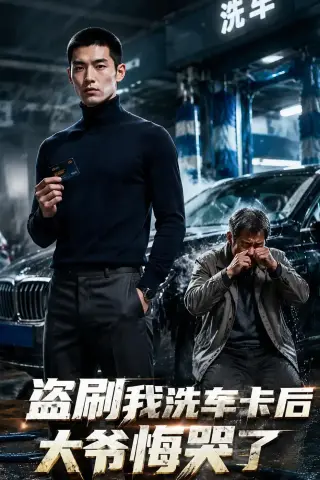《盗刷我洗车卡后，大爷悔哭了（29集）AI短剧（夸克网盘）》短剧封面