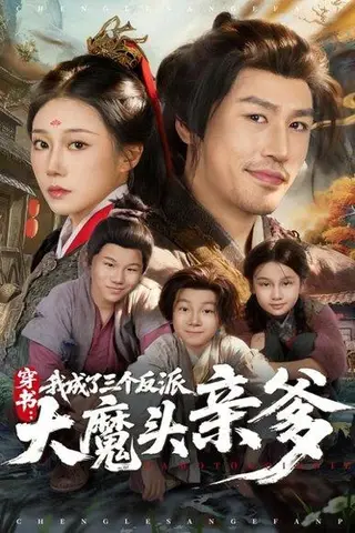 《穿书，我成了三个反派大魔头亲爹（96集）韩清樾＆郑奕》短剧封面