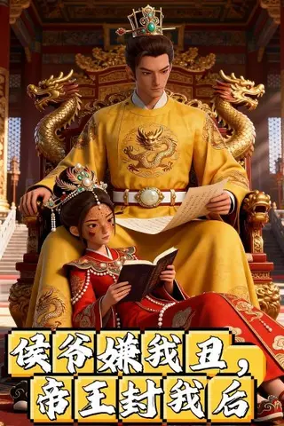 《侯爷嫌我丑，帝王封我后（38集）动漫（百度网盘）》短剧封面