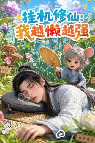 《挂机修仙：我越懒越强（103集）AI短剧 (2026)》短剧封面