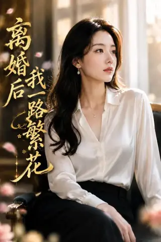 《离婚后我一路繁花（68集）AI短剧（夸克网盘）》短剧封面