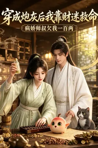 《穿成炮灰后我靠财迷救命（61集）（夸克网盘）》短剧封面