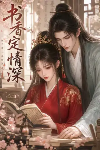 《书香定情深（26集）（夸克网盘）》短剧封面