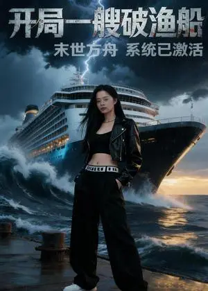 《开局一艘破渔船，末世方舟系统已激活（43集）Ai短剧（夸克网盘）》短剧封面
