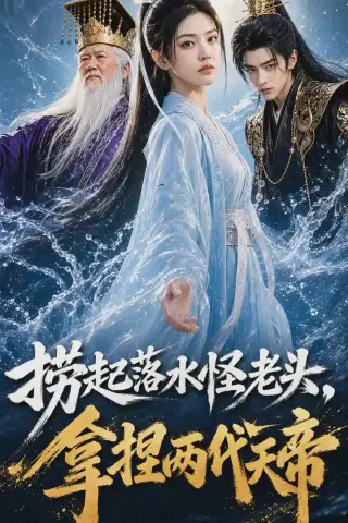《捞起落水怪老头，拿捏两代天帝（45集）AI短剧 (2026)》短剧封面