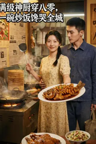 《满级神厨穿八零，一碗炒饭馋哭全城（60集）（百度网盘）》短剧封面