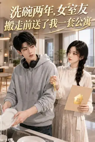 《洗碗两年，女室友搬走前送了我一套公寓（60集）（夸克网盘）》短剧封面