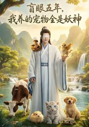 《盲眼五年,我养的宠物全是妖神(67集)(夸克网盘)》短剧封面