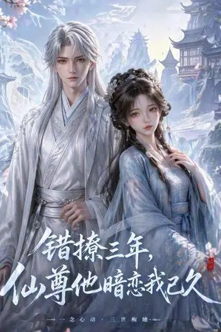 《错撩三年，仙尊他暗恋我已久（16集）（百度网盘）》短剧封面
