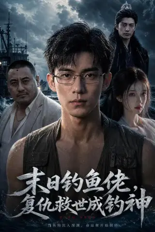 《末日钓鱼佬，复仇救世成钓神（76集）AI短剧（夸克网盘）》短剧封面