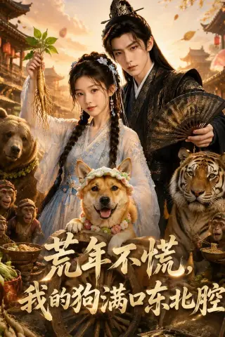 《荒年不慌，我的狗满口东北腔（50集）（夸克网盘）》短剧封面