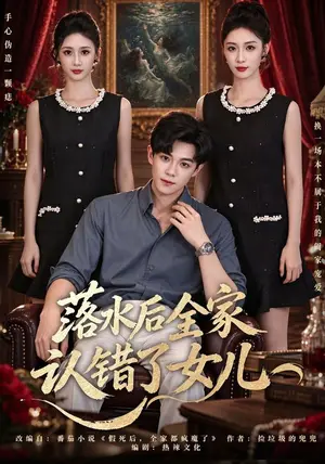《落水后全家认错了女儿（43集）陈丽圆&许智尧（夸克网盘）》短剧封面