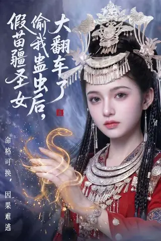 《假苗疆圣女偷我蛊虫后，大翻车了（45集）（百度网盘）》短剧封面