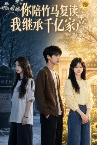 《你陪竹马复读，我继承千亿家产（49集）Ai短剧（百度网盘）》短剧封面