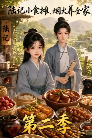 《陆记小食摊，烟火养全家第二季（109集）（夸克网盘）》短剧封面
