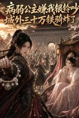 《病弱公主嫌我银铃吵，城外三十万铁骑炸了（61集）（夸克网盘）》短剧封面